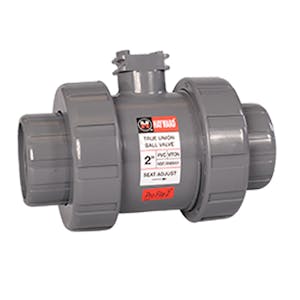 2" HCTB Series True Union Ball Valves for Actuation with Viton™ O-rings