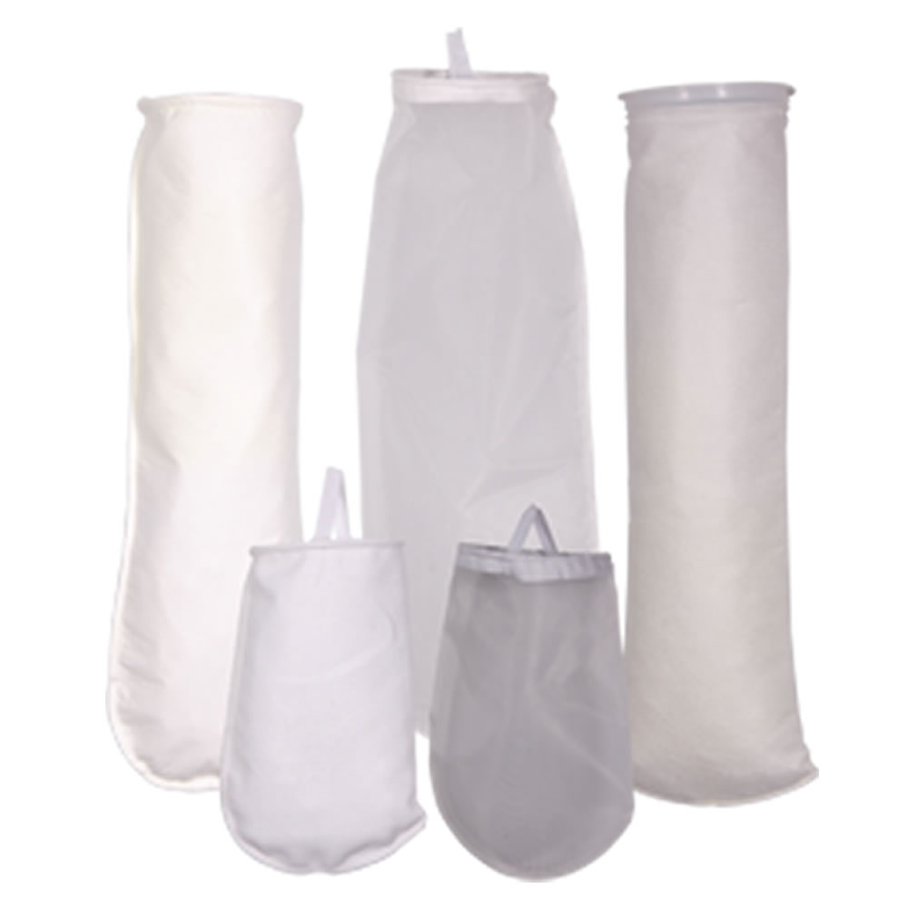 thumbnail image 2 of 100 Micron Welded Polyester Felt Filter Bag 7" X 32" Industrial Size #2 2 of 10