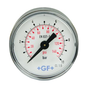 Brass Pressure Gauge 150 PSI