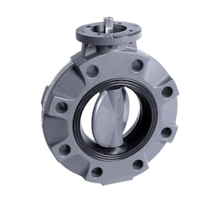 2-1/2" Hayward® BYV Series Butterfly Valve - Actuation Ready