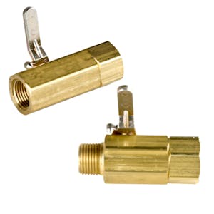 SMC 038 Series 3/8" Brass Two-Way Ball Valves