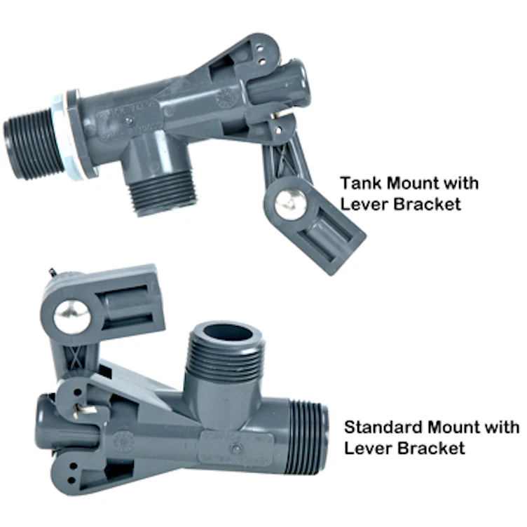 Heavy Duty PVC Float Valves, Rods & Float Balls
