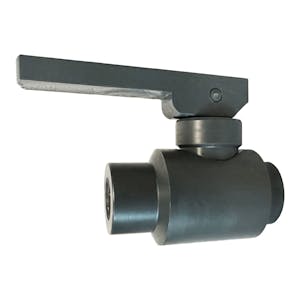 3/8" Threaded Gray PVC Snap Globe Valve