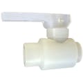 1/2" Threaded Natural Polypropylene Snap Globe Valve