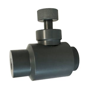 1/4" Threaded Gray PVC Needle Valve