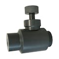 1/4" Threaded Gray PVC Needle Valve