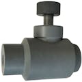 1/2" Threaded Gray CPVC Needle Valve