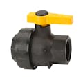 1-1/4" Full Port Single Union Spinweld Ball Valve with 1-1/4" Flow Size