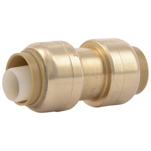 1/2" Push-to-Connect x 1/2" Push-to-Connect SharkBite® Brass Coupling
