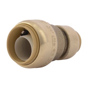 3/4" Push-to-Connect x 1/2" Push-to-Connect SharkBite® Brass Reducing Coupling