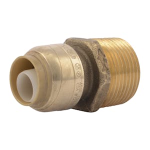 SharkBite® Brass Push-to-Connect Reducing Male Connector