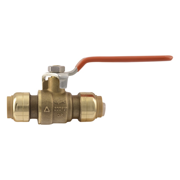 1" Push-to-Connect x 1" Push-to-Connect SharkBite® Brass Ball Valve