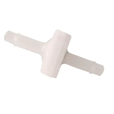 3/16" Hose Barb Polypropylene Check Valve with Viton® Diaphragm