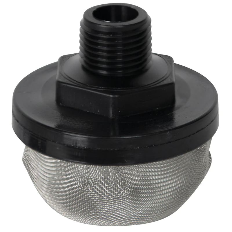 1/2" MNPT x 40 Mesh x 2.385" Dia. Nylon/Stainless Steel Suction Strainer