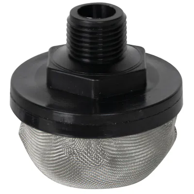 1/2" MNPT x 100 Mesh x 2.385" Dia. Nylon/Stainless Steel Suction Strainer