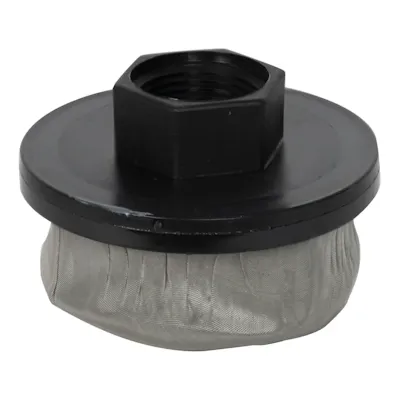 1" FNPT x 40 Mesh x 3.5" Dia. Nylon/Stainless Steel Suction Strainer