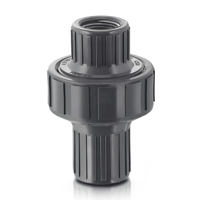 1" NPT PVC CKM Diaphragm Check Valve with Viton™ Diaphragm
