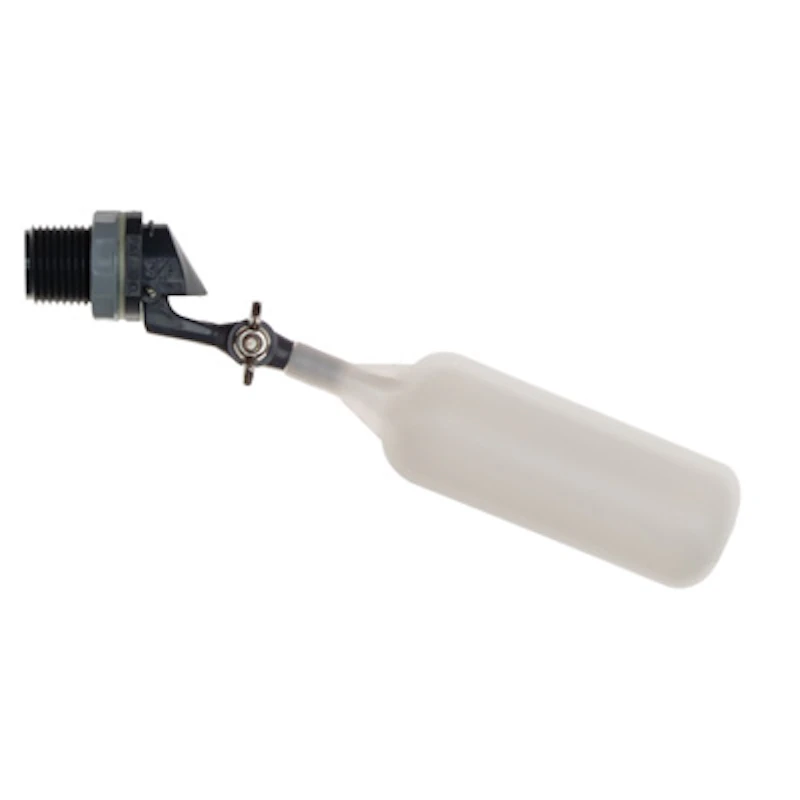 PVC Mini Adjustable Float Valve With 1/2" MIPT Inlet