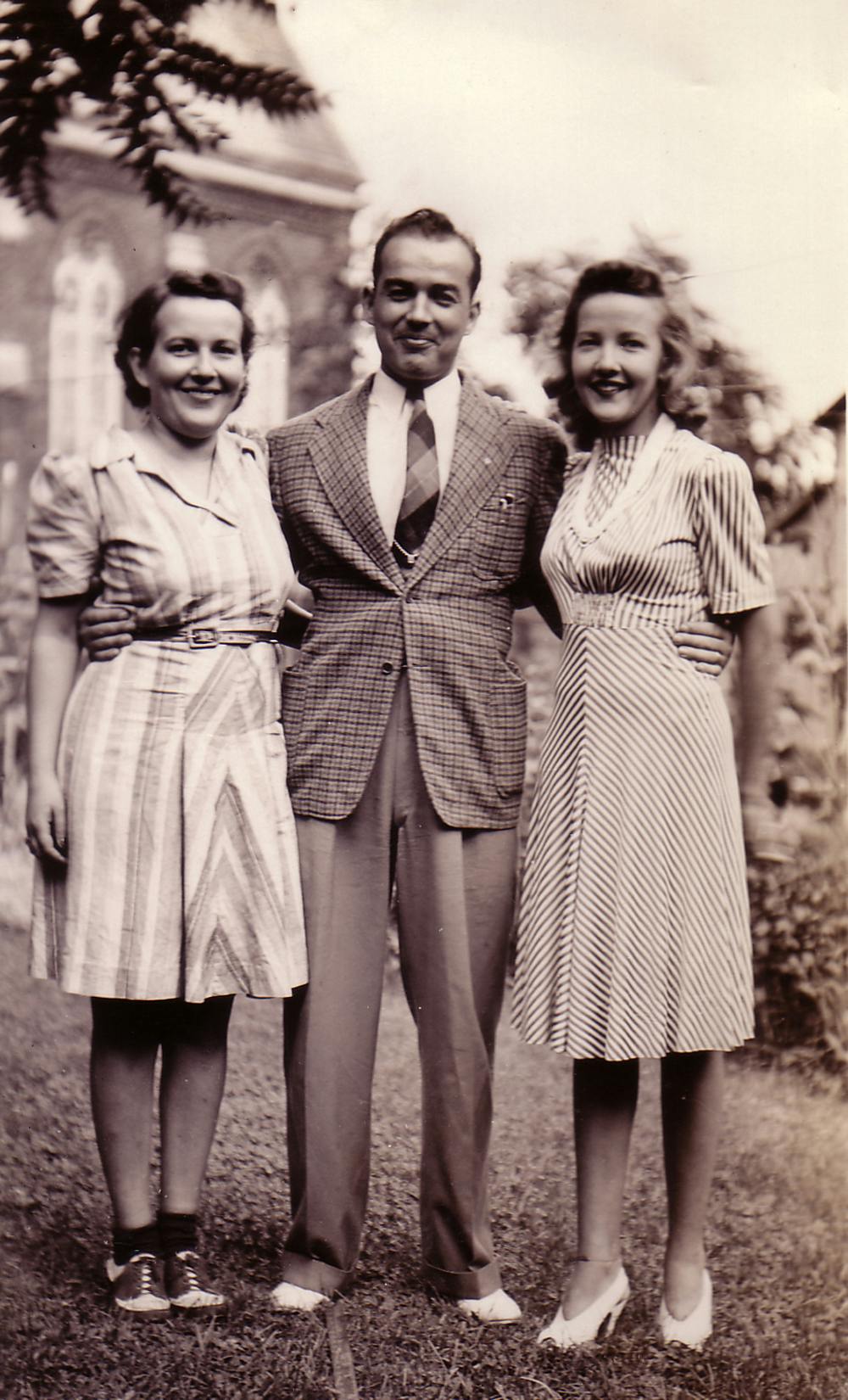 Stanley with two sisters