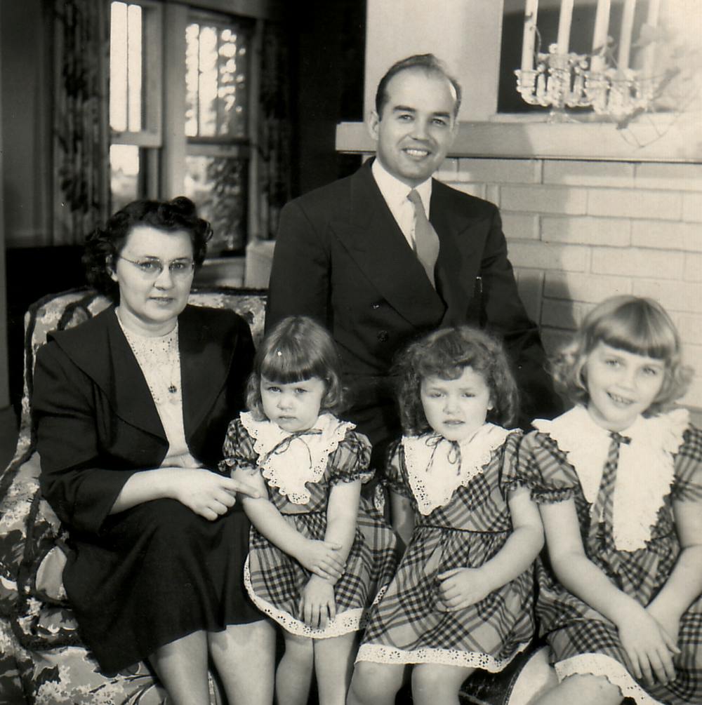 Stanley with his wife and three daughters